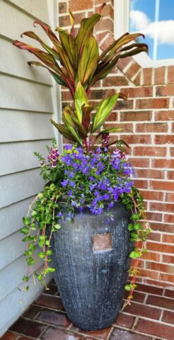 Shady Porch Planter for Summer in Pewaukee, WI