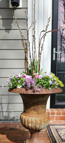 Spring Outdoor Urn Planter in Brookfield, WI